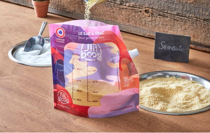Fillgood pour le vrac - Sacs à vrac et filets pour les achat en vrac Contenants réutilisables pour les achat en vrac