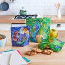 Kit Rentrée Scolaire : Gourdes compote réutilisables x3 + Sacs à gouter Flamboyants x3