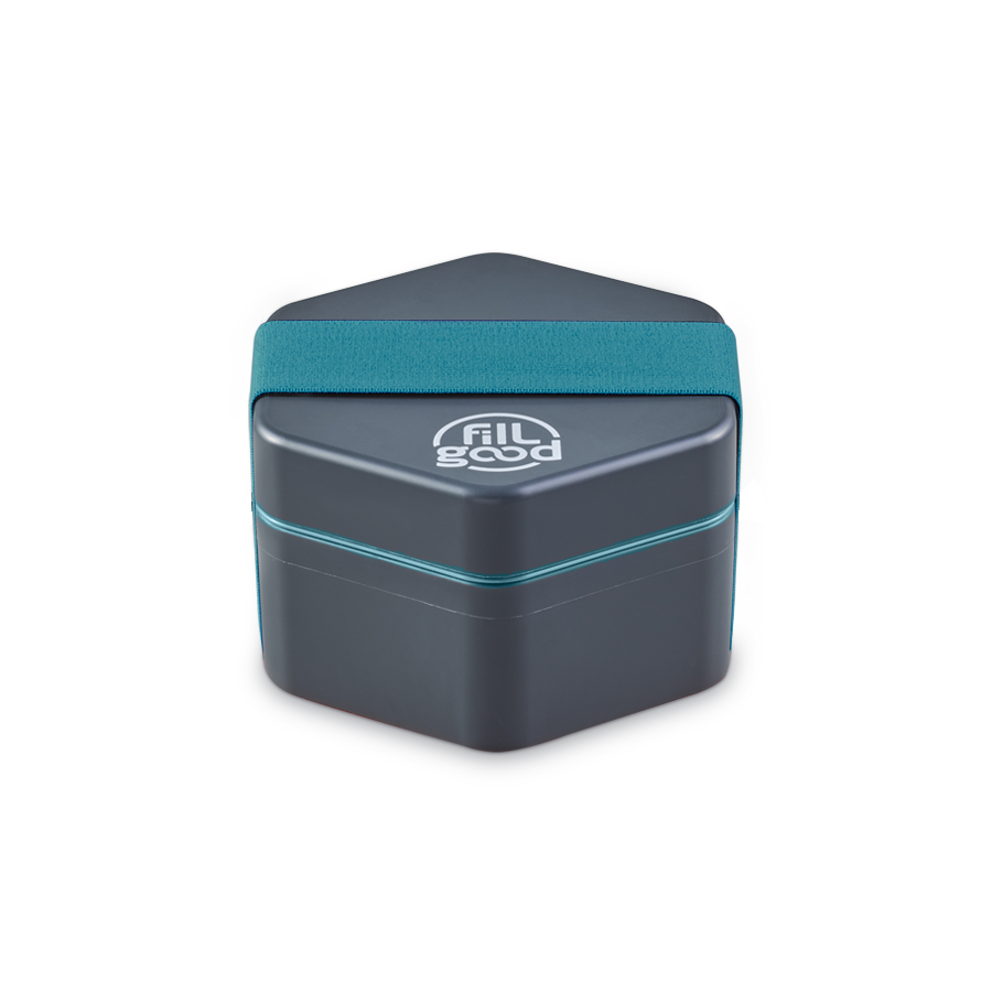 [B005AW004AZBBC] Lunchbox végétale - Bleue